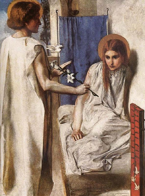 Dante Gabriel Rossetti Ecce Ancilla Domini i Spain oil painting art